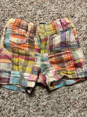 Baby Gap 3T plaid madras Shorts